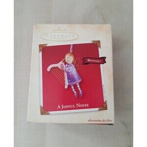 Hallmark Keepsake Angels Christmas Ornament A Joyful Noise 2002 NIB